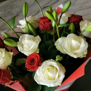Bouquet tige “Anniversaire de Mariage”